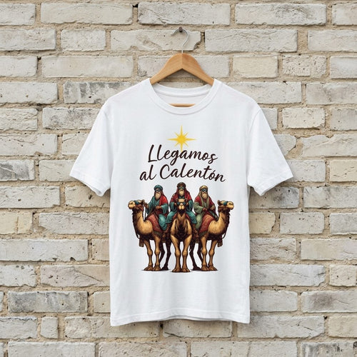 T-Shirts de Puerto Rico - Tres Reyes Magos ''Llegamos al Calentón'' / Size Adulto