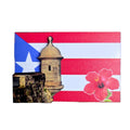 Souvenir de Puerto Rico- Magneto Madera PR.