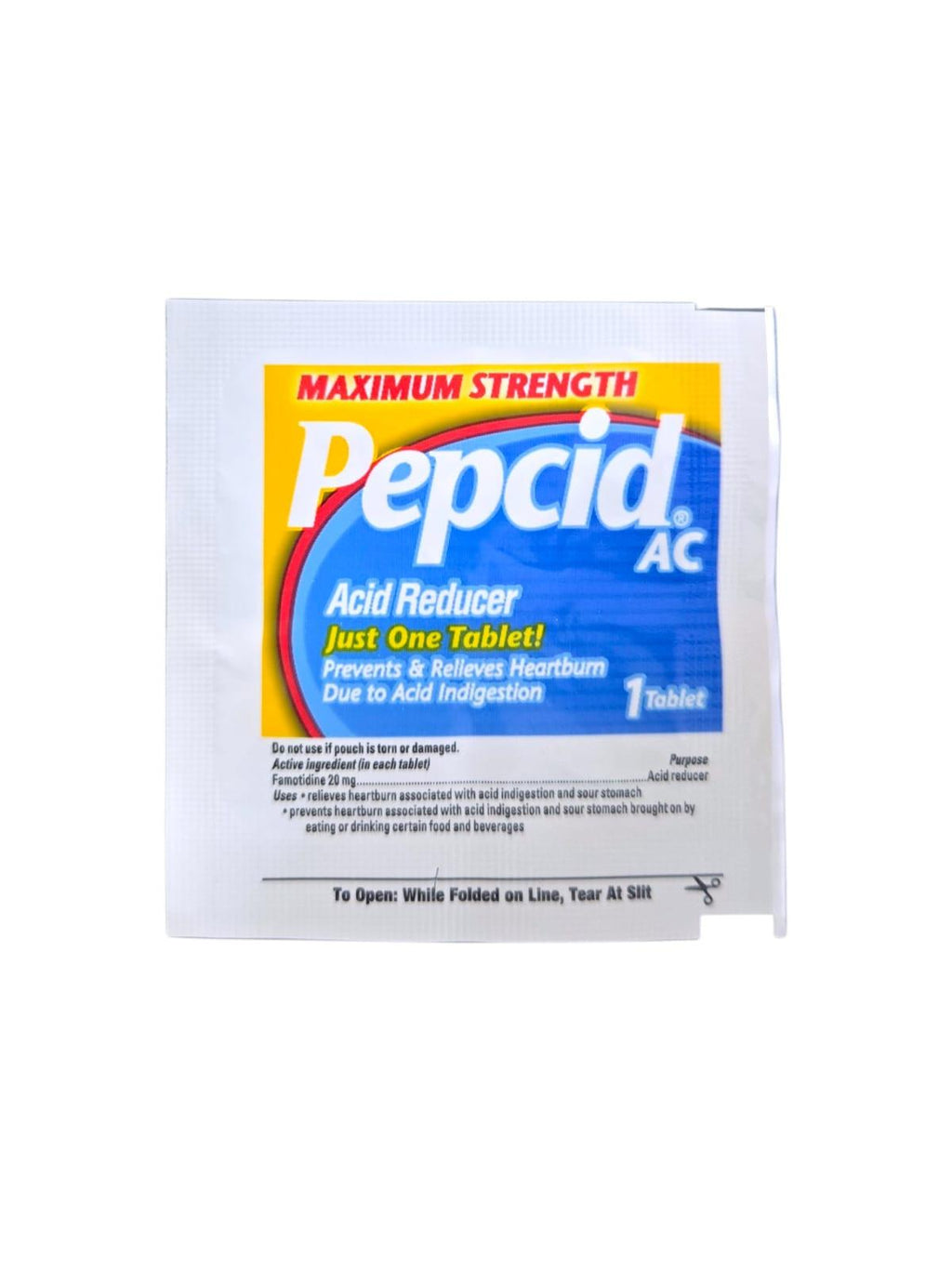 Pepcid AC Maximum Strength – Reductor de Acidez | 1 Tableta.