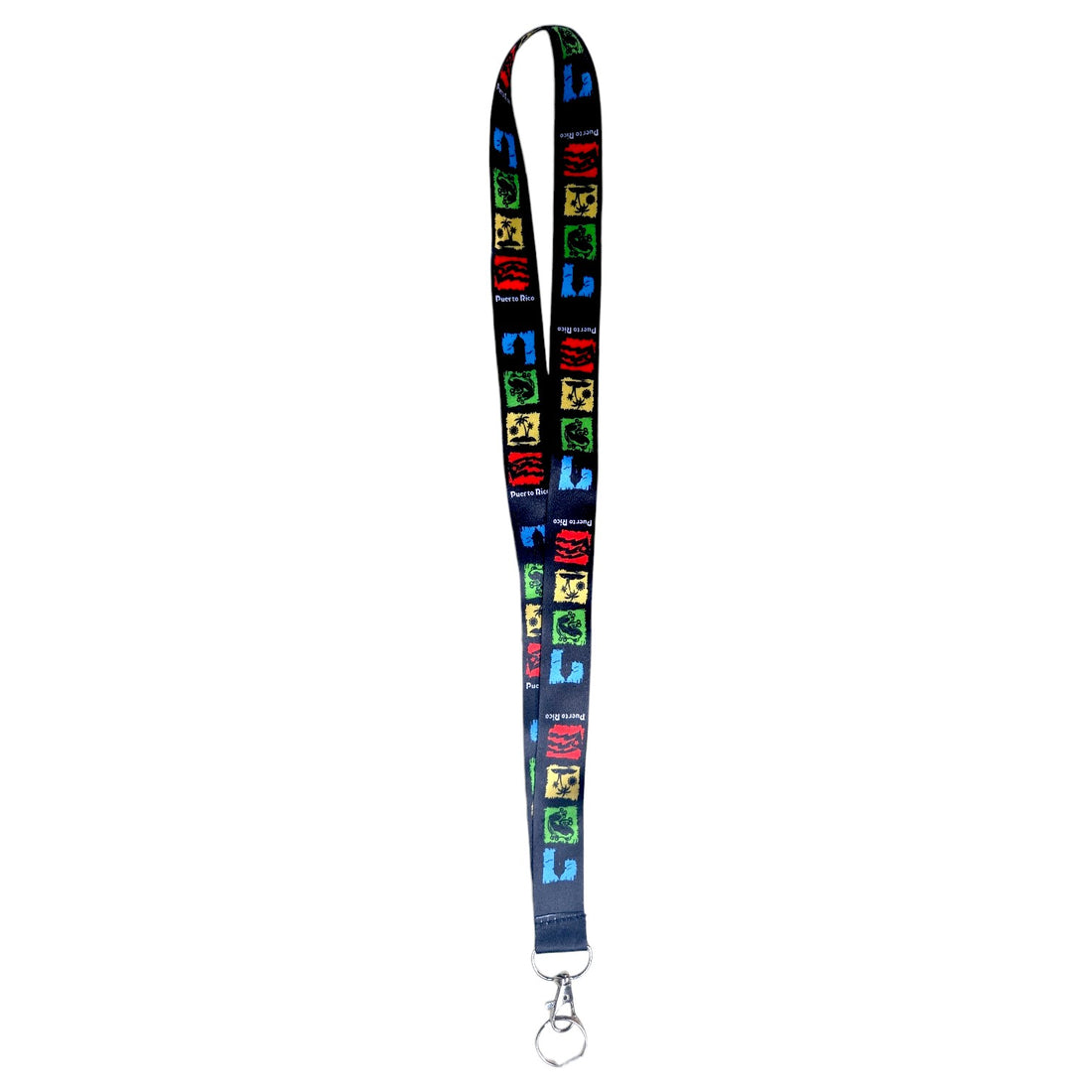 Souvenir de Puerto Rico – Lanyard con Diseño Boricua | Porta Credenciales y Llaves