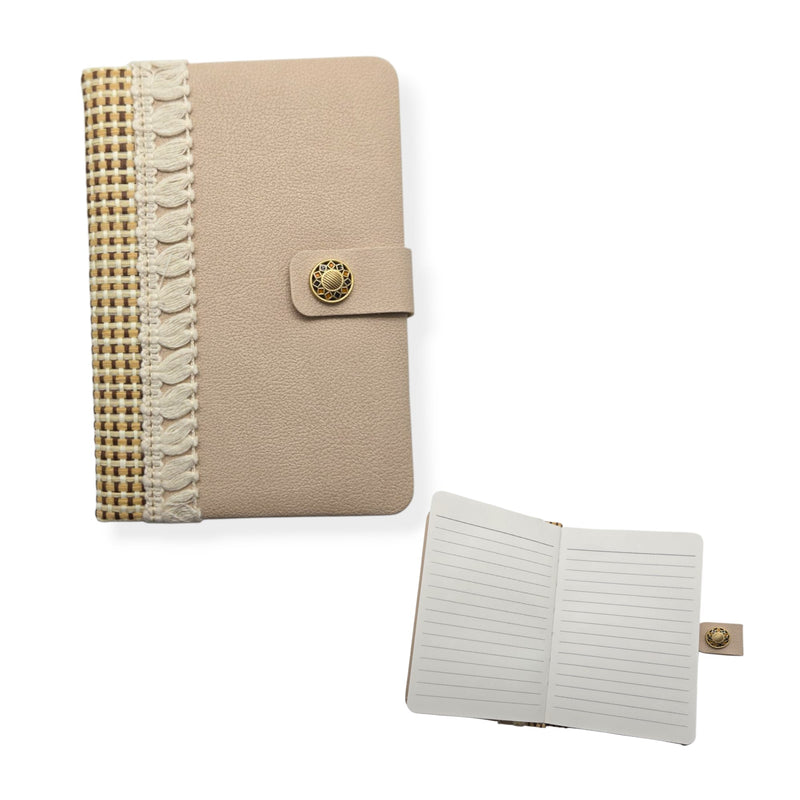 Oficina/ Escolar-A6 Fabric Hard Cover Journa