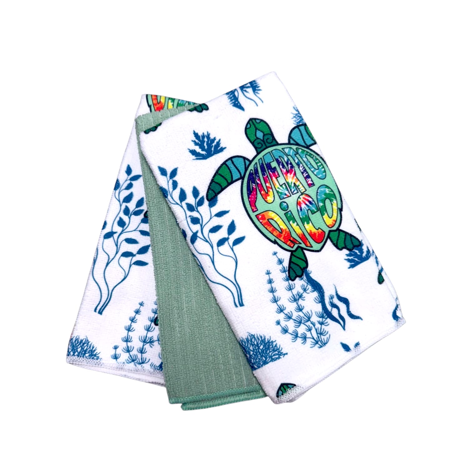 Souvenir de Puerto Rico- Set de toallas de cocina de 3 piezas