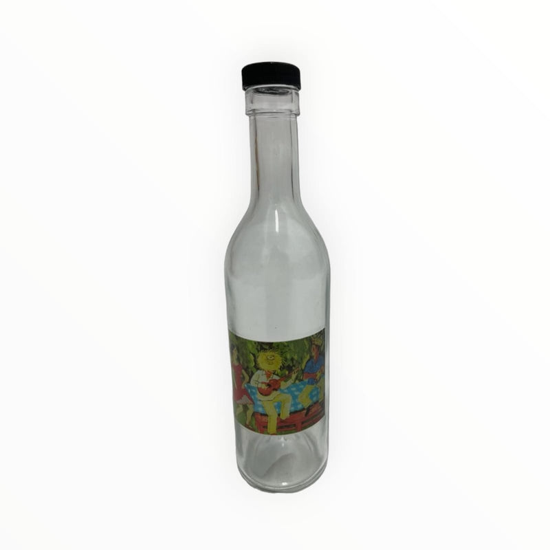 Botellas de Coquito (Fondo Redondo con Tapa de Rosca) 13oz.