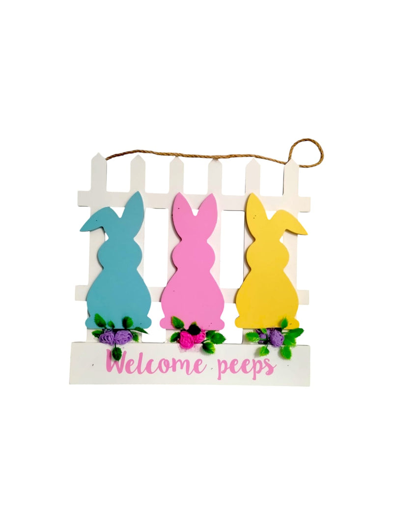Decoración de Easter- Easter MDF Wall Hanging Décor