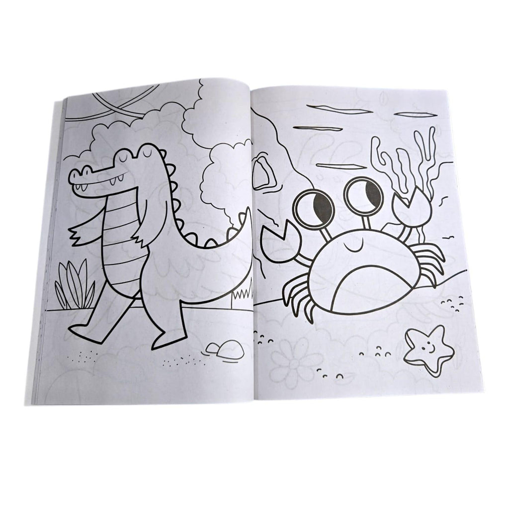 Libro de Colorear- Reino Animal / Súper Animales – 80 Páginas | Diversión Infantil.
