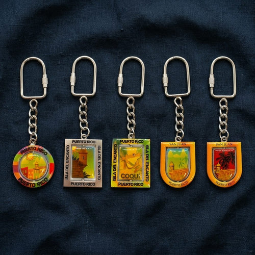 Souvenirs de Puerto Rico - Llaveros con Cierre en Metal (Variedad)
