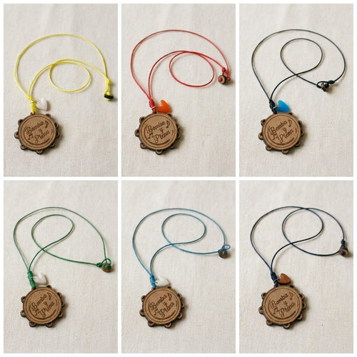 Artesanía en Madera - Collar Plenera ''Bomba y Plena'' *One Size*