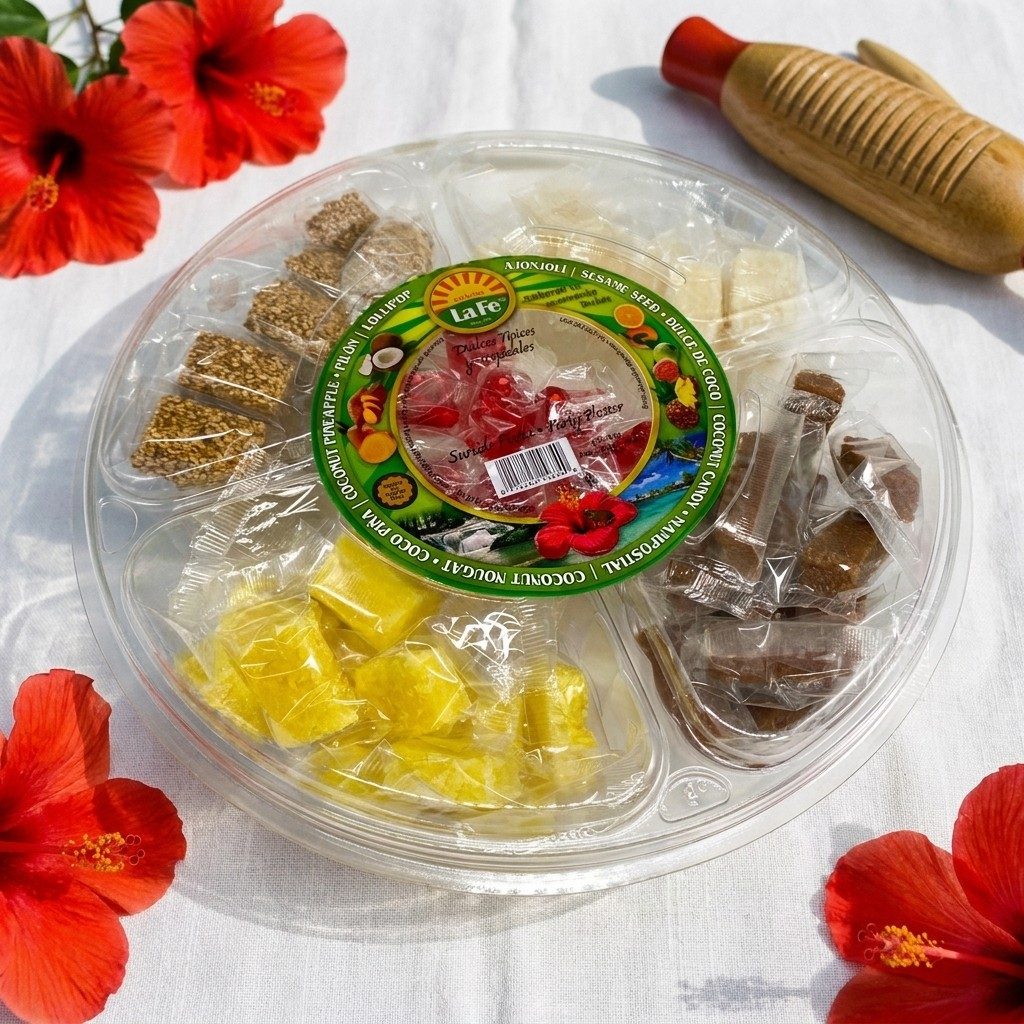 Dulces La Fe - Dulces Típicos Surtidos en Bowl de Fiesta 30oz