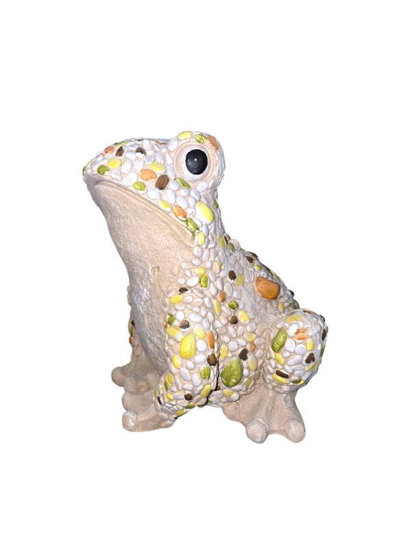 Figura de Ceramica de Patio- Figura de Sapo