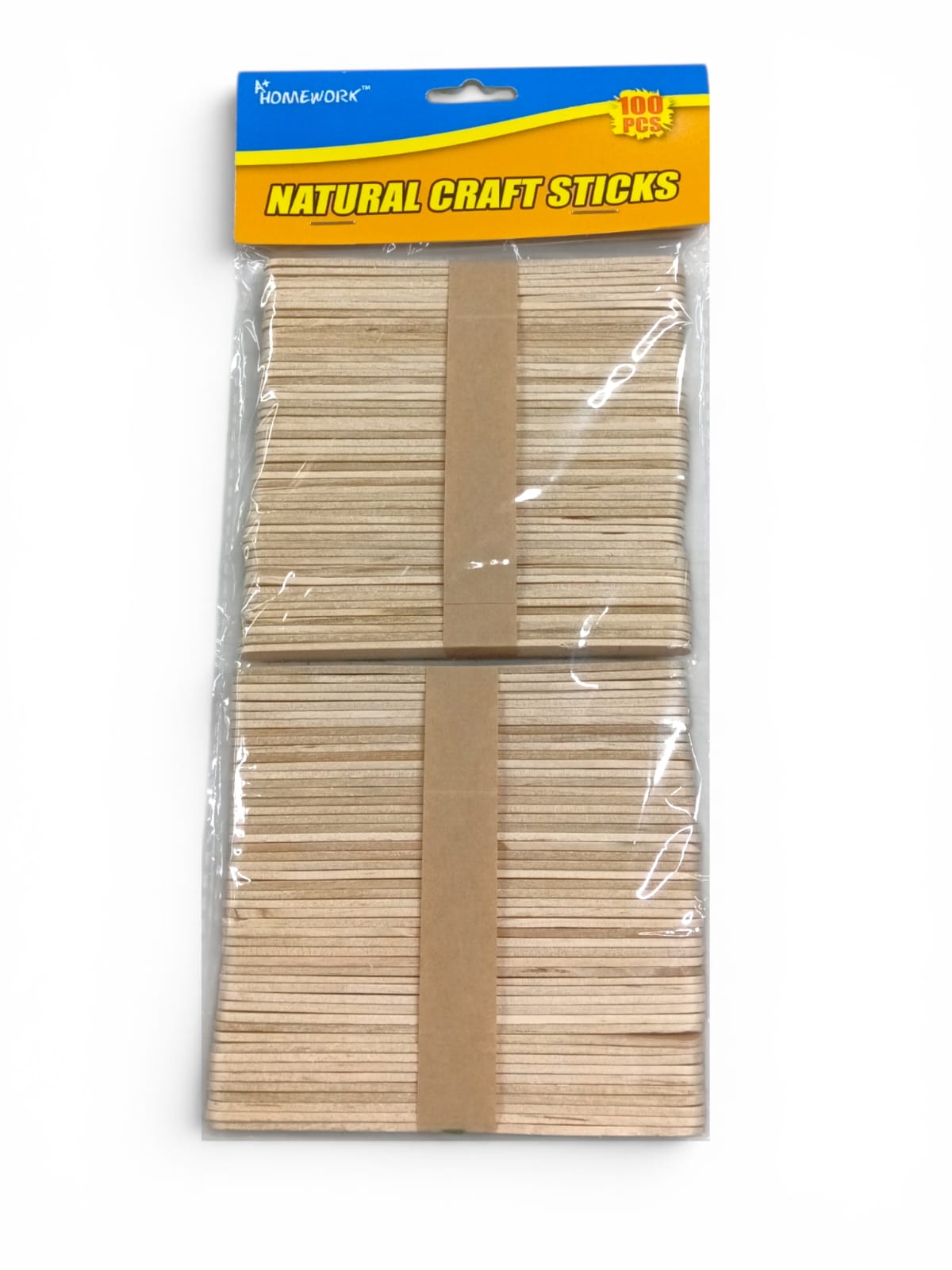 Homework- Natural Craft Sticks