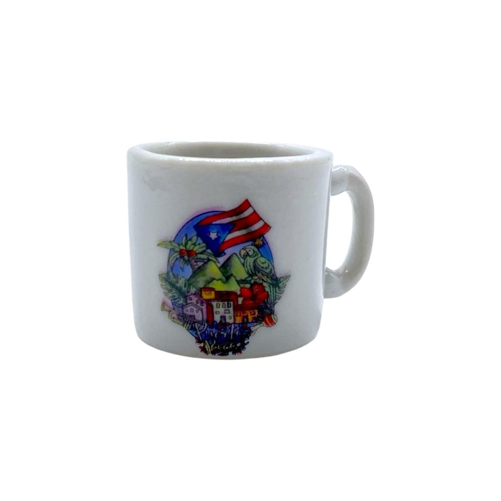 Souvenir Puerto Rico - Mini Tazitas Decorativas