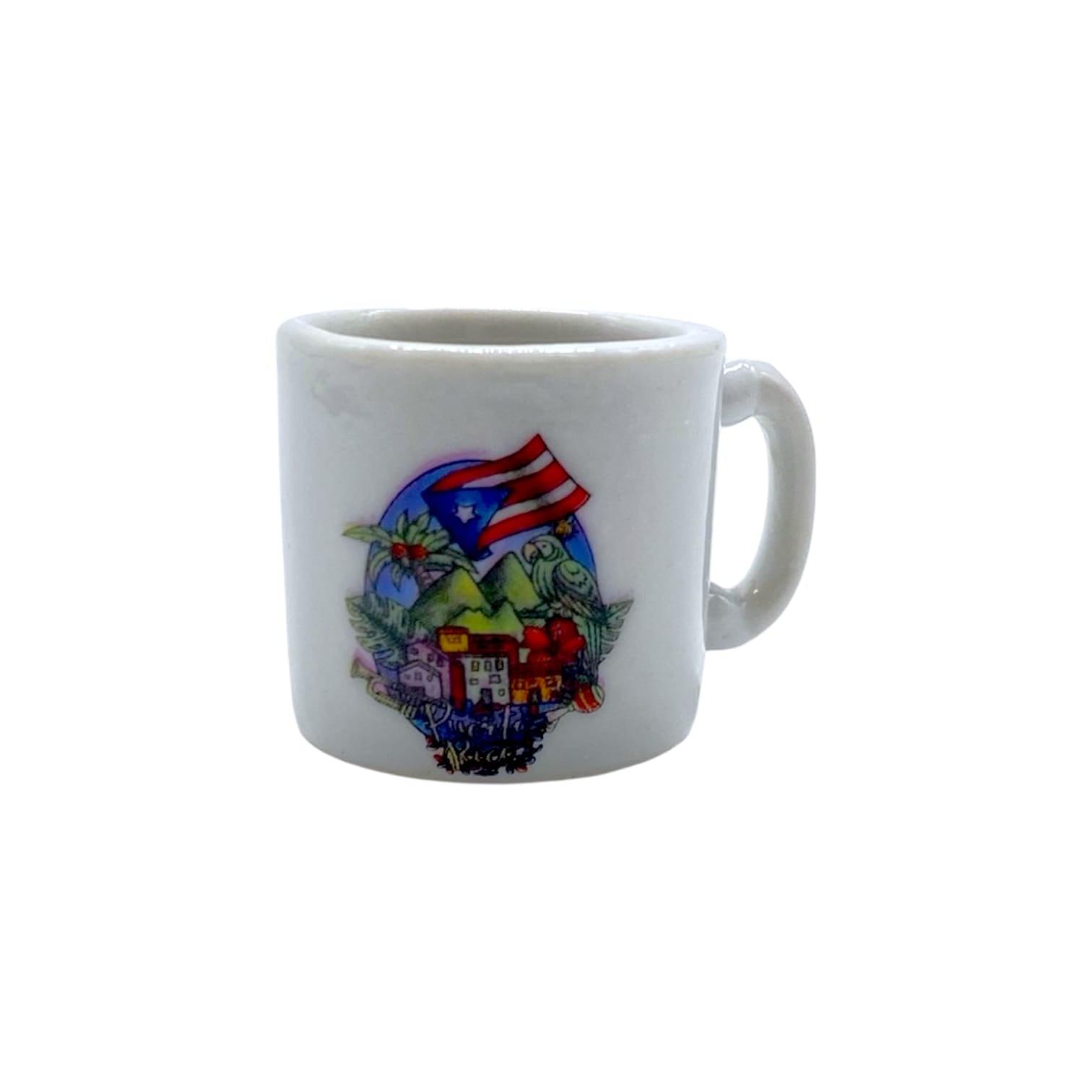 Souvenir Puerto Rico - Mini Tazitas Decorativas
