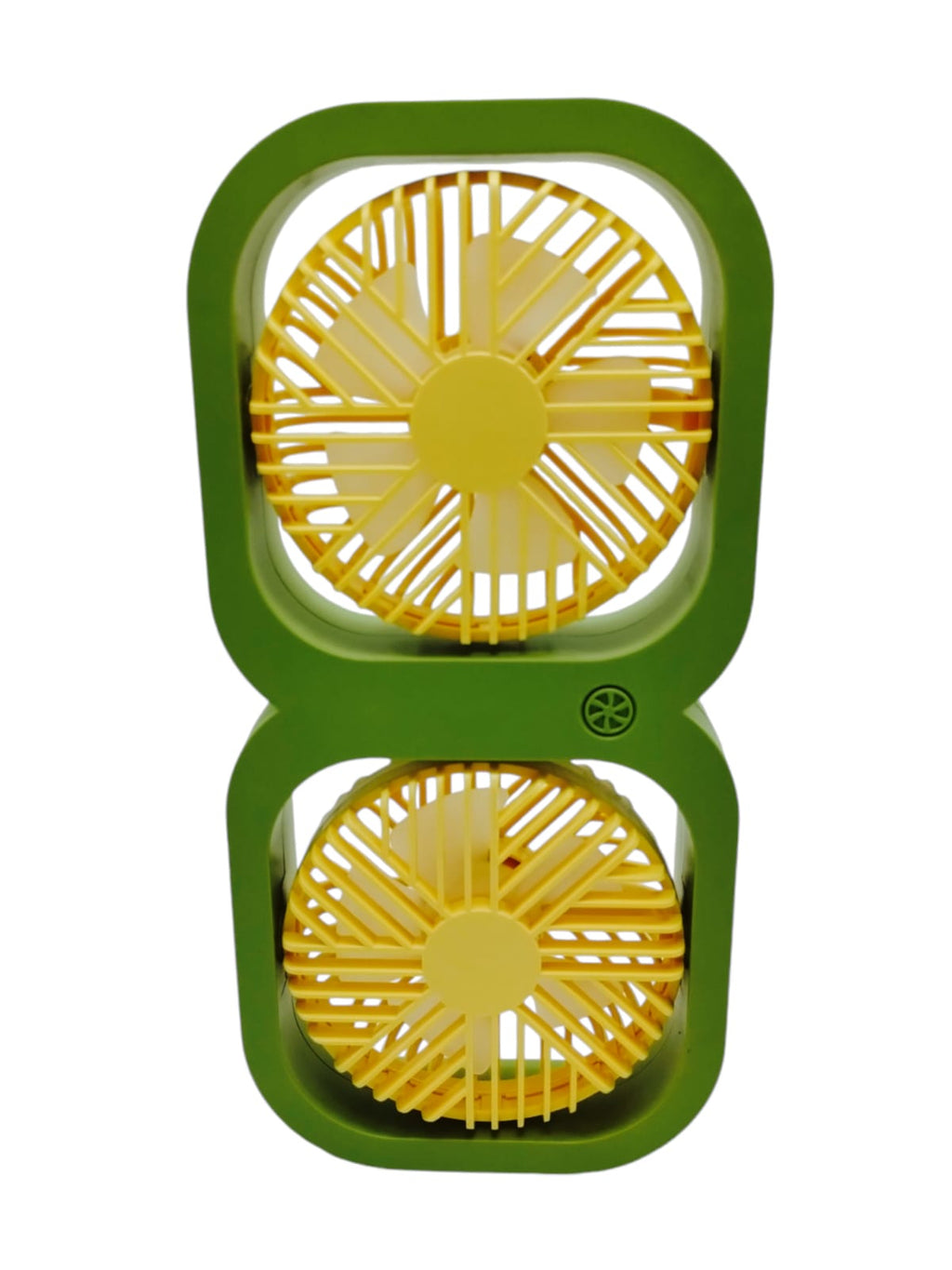 Abanico doble recargable