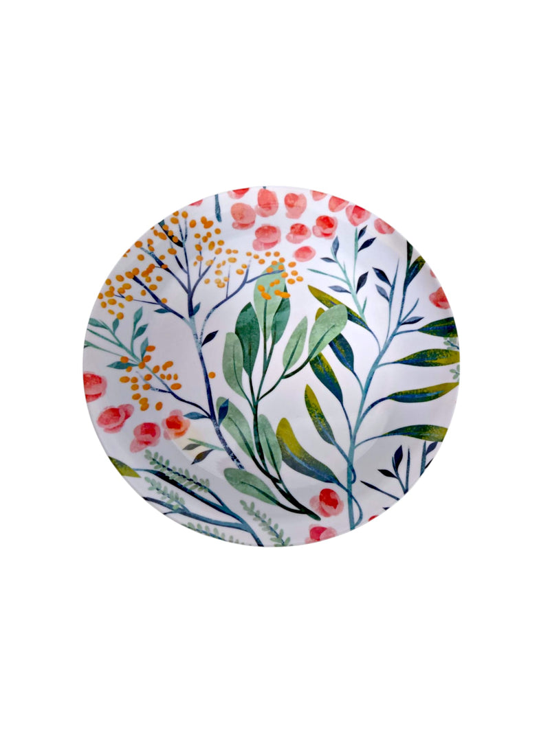 Platos Melamina con diseño Floral, Bowl de Melamina con diseño Floral
