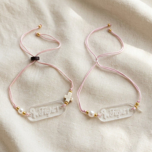 Artesanía en Madera - Pulseras ''Fight!'' (Lucha contra el Cáncer)