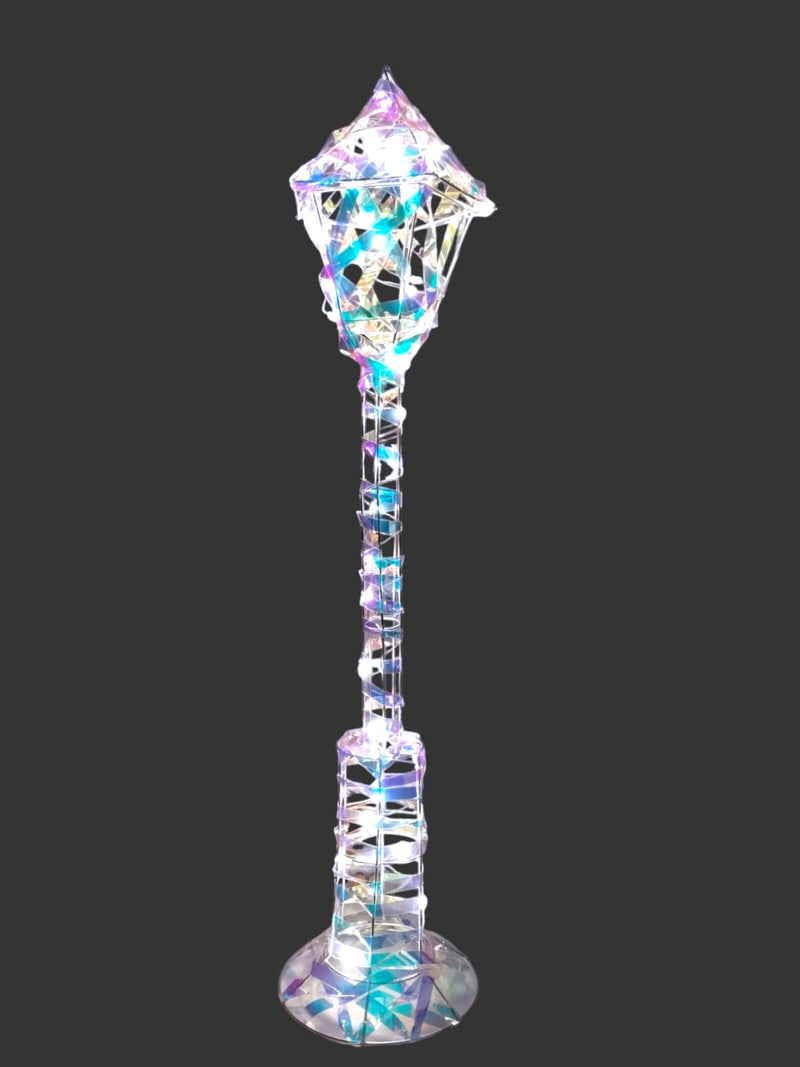 Christmas - Christmas Decor Lamp Post with 30 Warm Lights