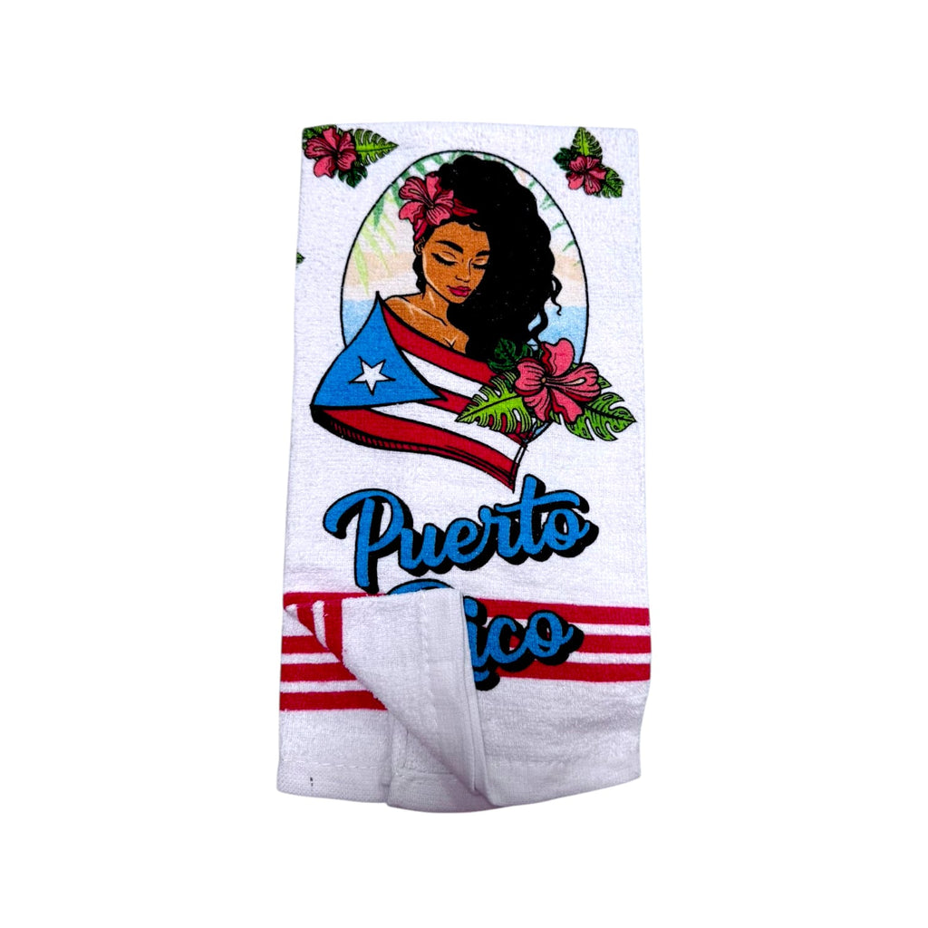 Souvenir de Puerto Rico- Toalla de Cocina