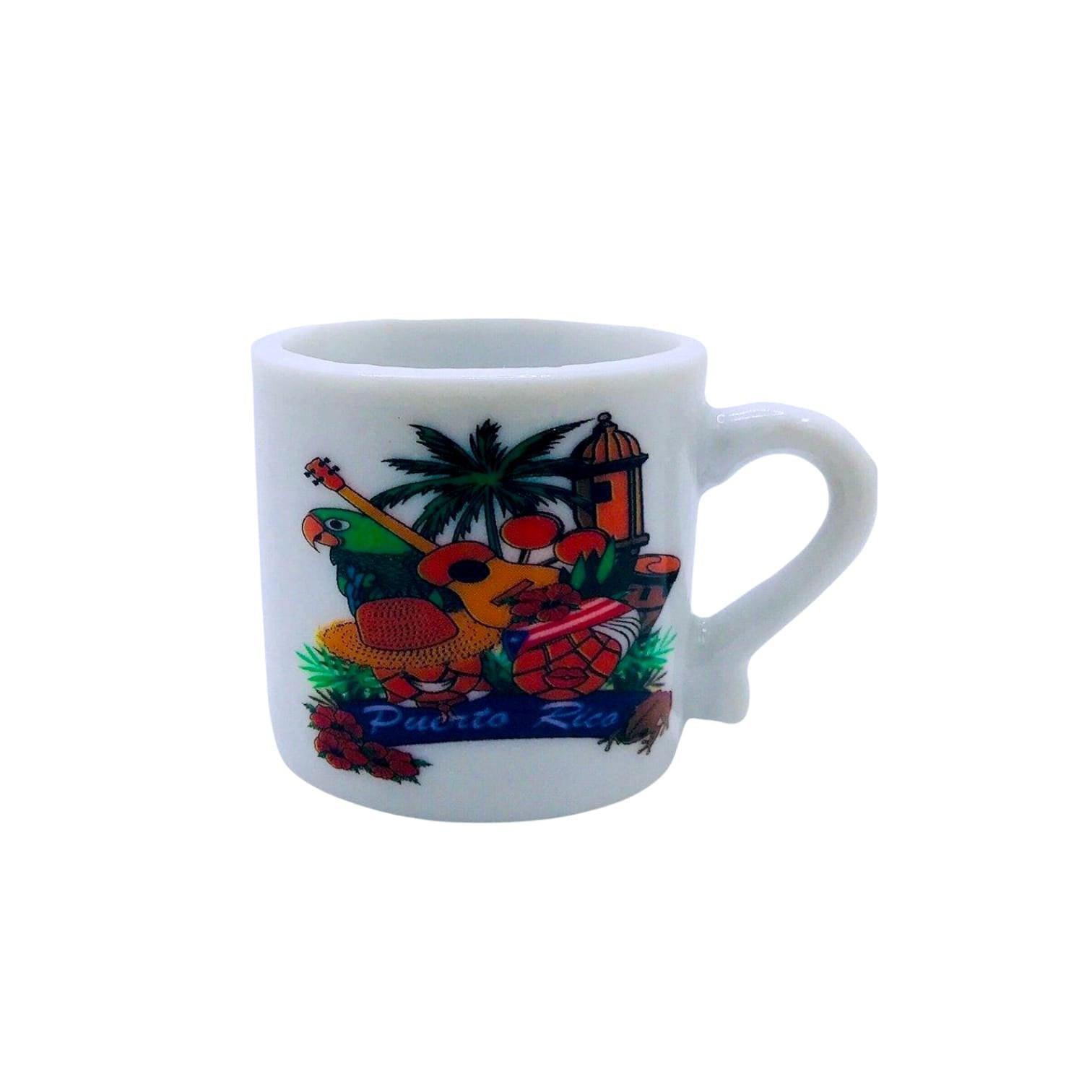 Souvenir Puerto Rico - Mini Tazitas Decorativas