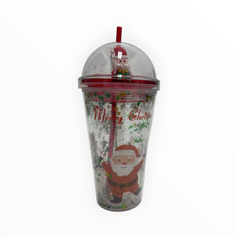 Tumblers On The Go / Navidad Tapa Decorativa