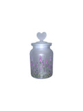 MD Lavender Flowers Canister w Lid