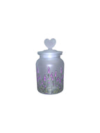 MD Lavender Flowers Canister w Lid