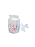MD Lavender Flowers Canister w Lid