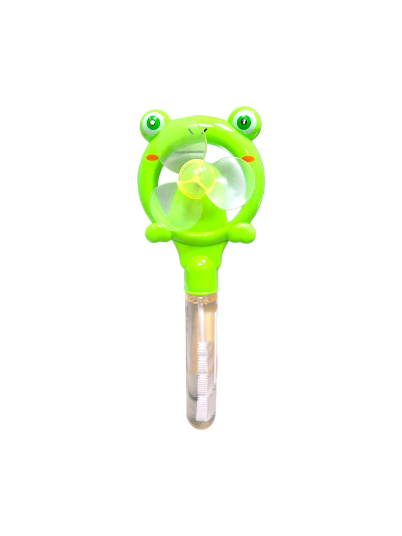 Frog Fan Bubble Wand