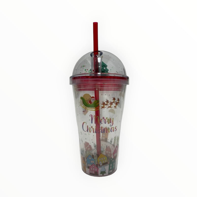 Tumblers On The Go / Navidad Tapa Decorativa