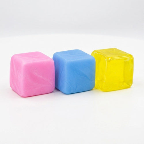 Morph-O Squashers – Glow in the Dark Squishy Cube | 4 Colores