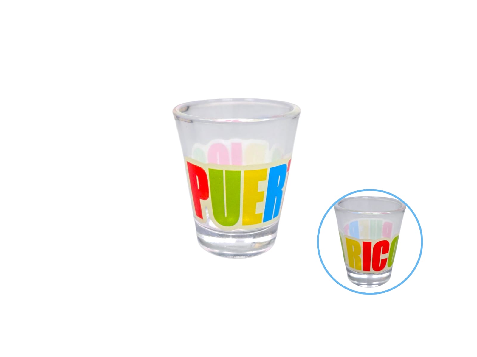 Souvenir de Puerto Rico- Shot Glass