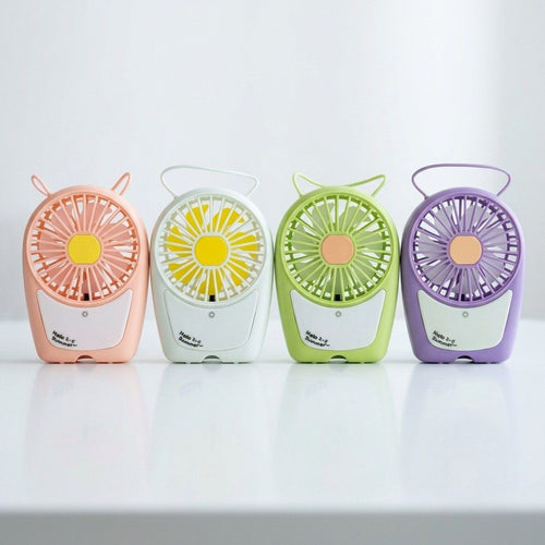Abanico Recargable con luz