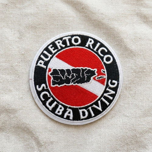 Parche Bordado Puerto Rico Scuba Diving
