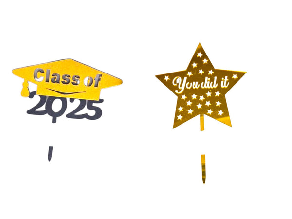 Graduación- Acrylic Cake Topper