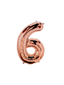 AW- Globo Metálico Golden Rose 34"IN