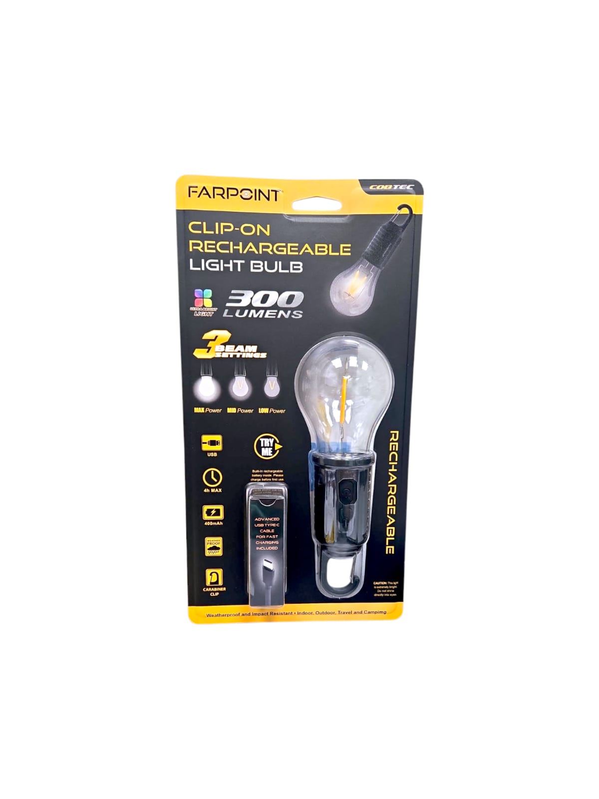Classic Rechargeable Cliip-on Bulb