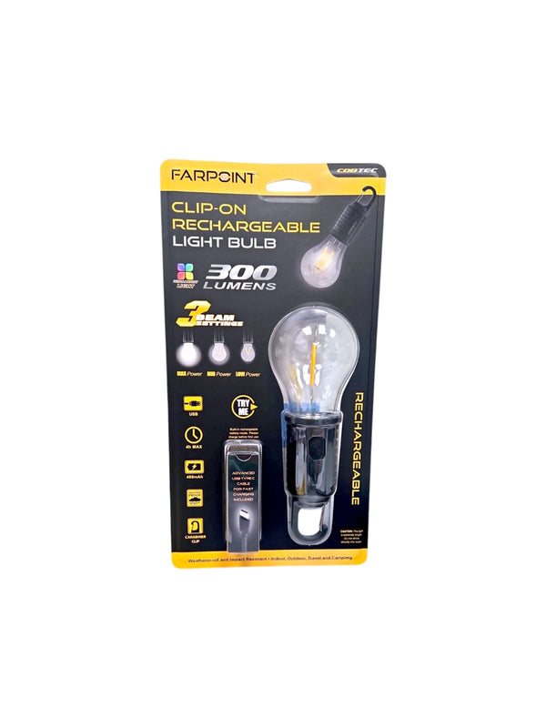 Classic Rechargeable Cliip-on Bulb