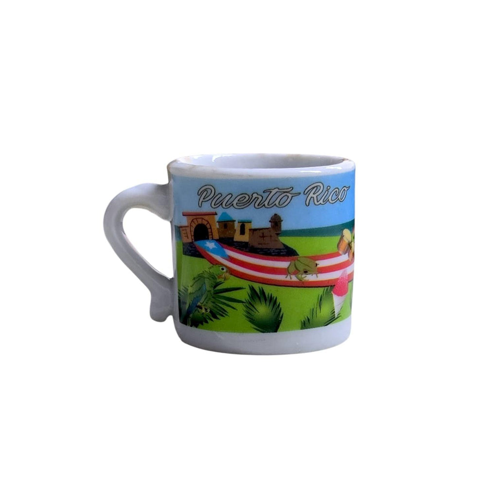 Souvenir Puerto Rico - Mini Tazitas Decorativas