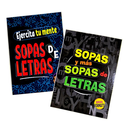 Sopa de Letras –  Libro de Pasatiempos | Diversión y Ejercicio Mental.