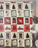 Home &amp; Bath - Fabric Shower Curtain / Hookless Bathroom Curtains 70''x 72''