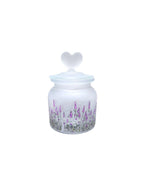 MD Lavender Flowers Canister w Lid