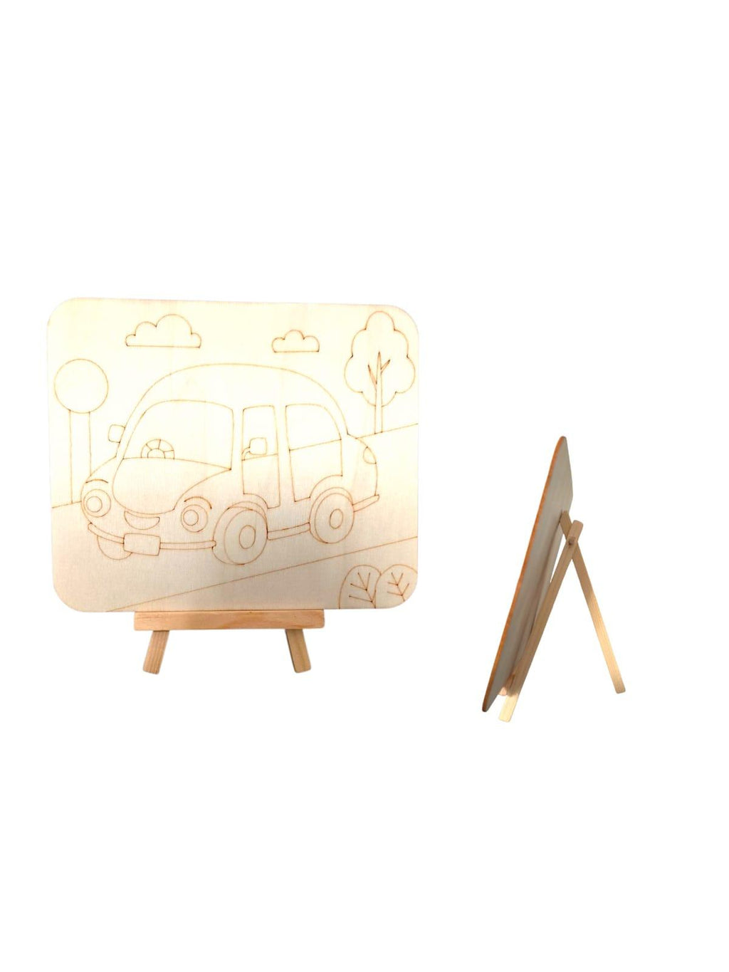 Back to School- Wood Painter's Panel