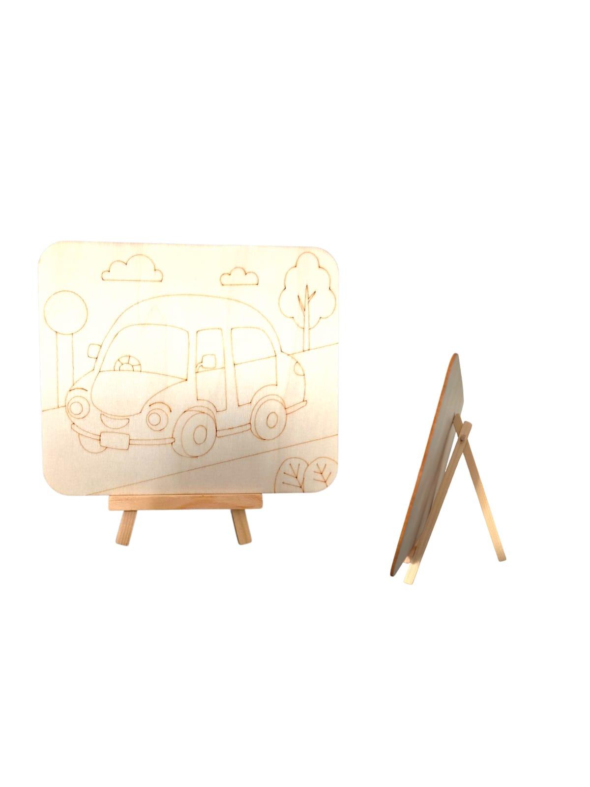 Back to School- Wood Painter's Panel