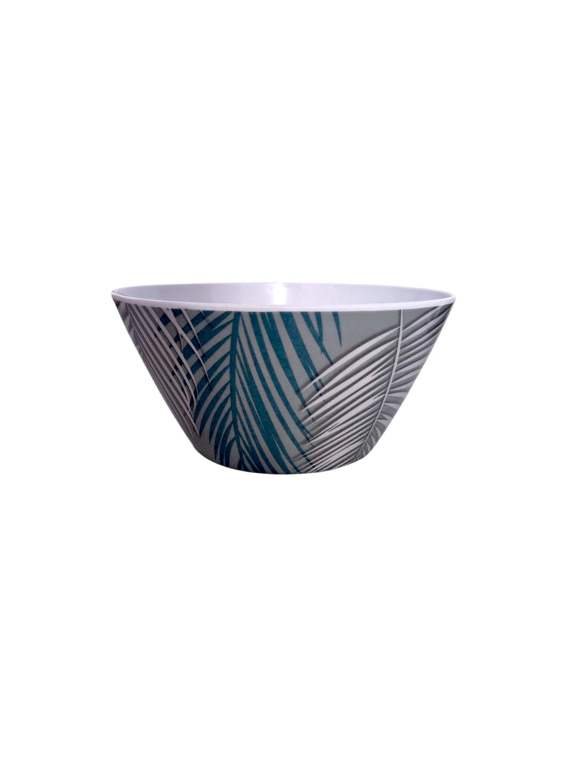 Platos Melaminal con diseño de hoja, Bowl de Melamina con diseño de hoja