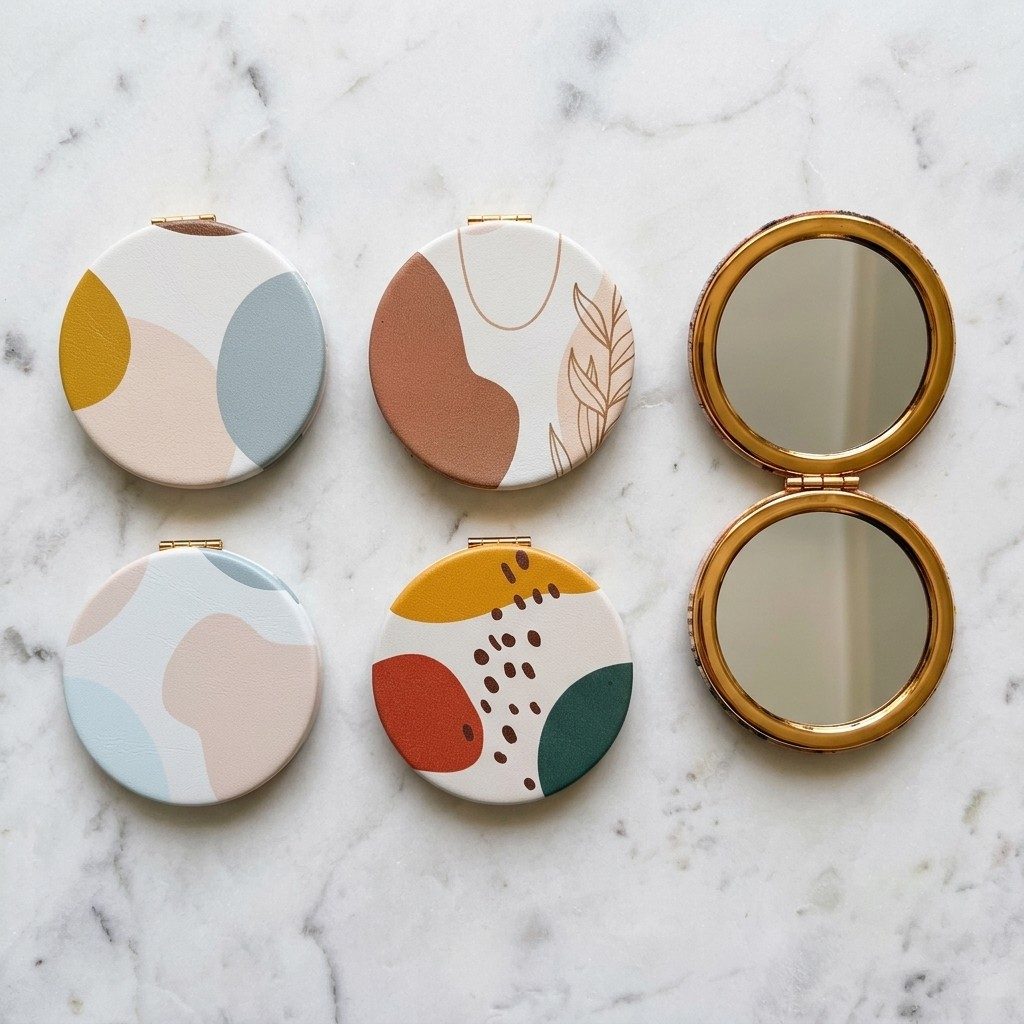 AW Beauty - Two Sided Compact Mirror