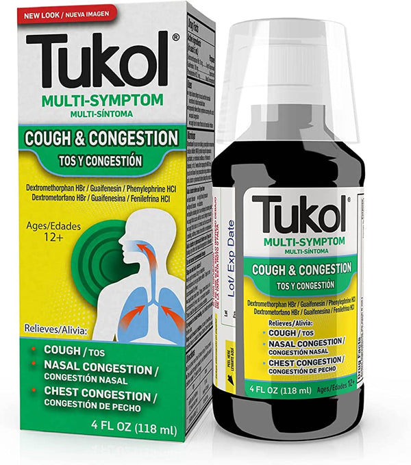 Tukol Multisymptom Cough and Congest 4oz