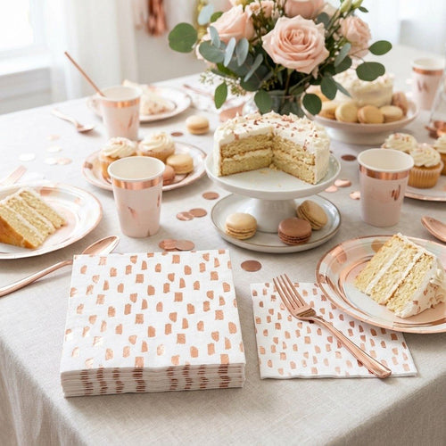 15 pcs Paper Napkins – Mesa elegante para la fiesta