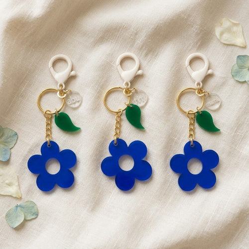 Artesanía de Puerto Rico - Llaveros para las Madres Flor Azul