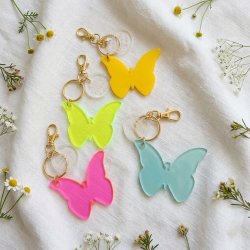 Artesanía de Puerto Rico - Llaveros para las Madres Mariposa y Mensaje