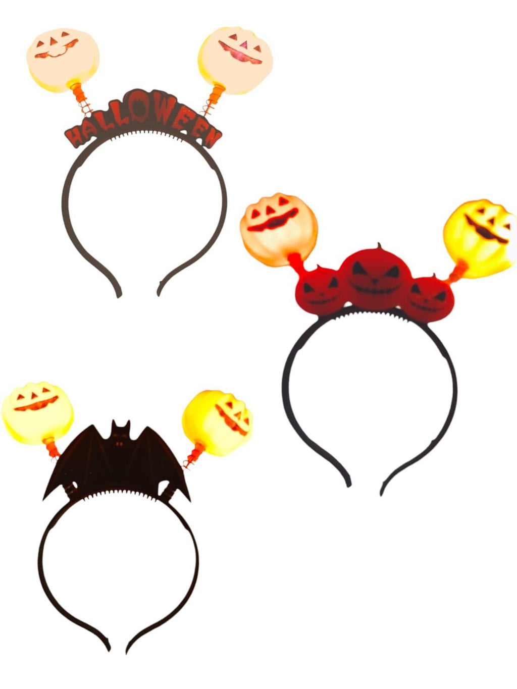 Halloween - Light-Up Pumpkin Headband | 3 Styles