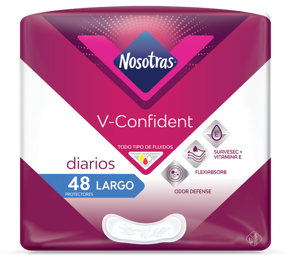 Nosotras V-Confident / DIARIOS LARGOS (48 Pads)